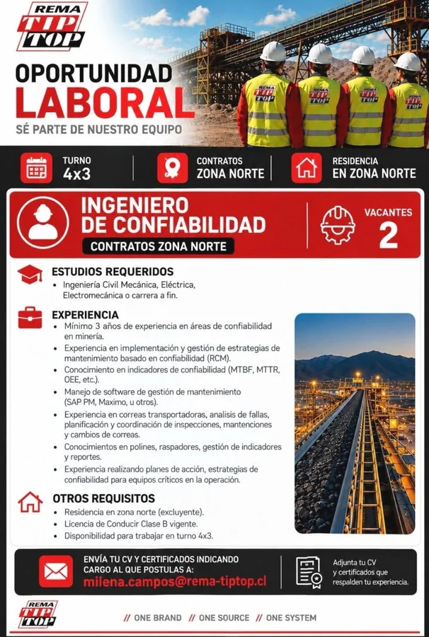 Ingeniero de Confiabilidad - imagen 1