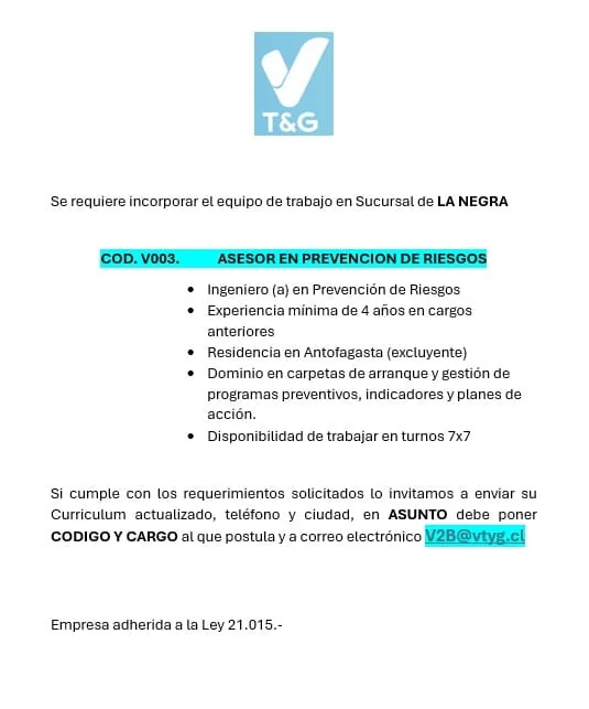 Asesor en Prevención de Riesgos - imagen 1