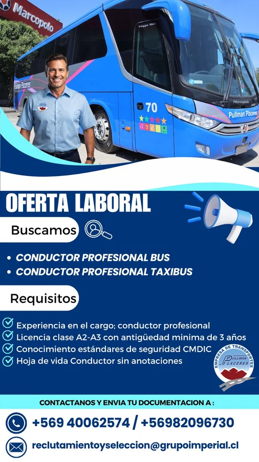 Conductor Profesional de Bus y Taxibús - imagen 1