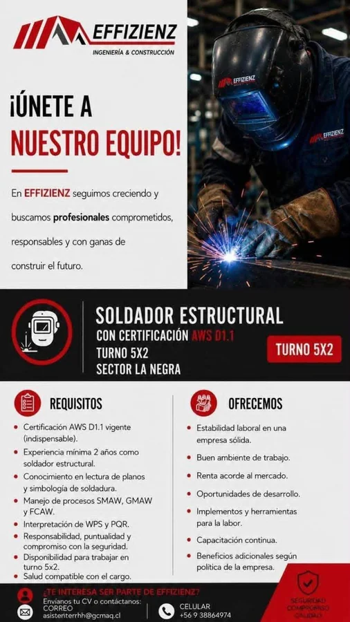 Soldador Estructural - imagen 1