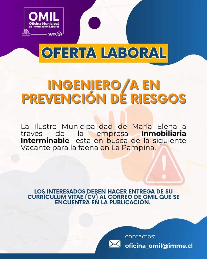 Ingeniero/a en Prevención de Riesgos - imagen 1
