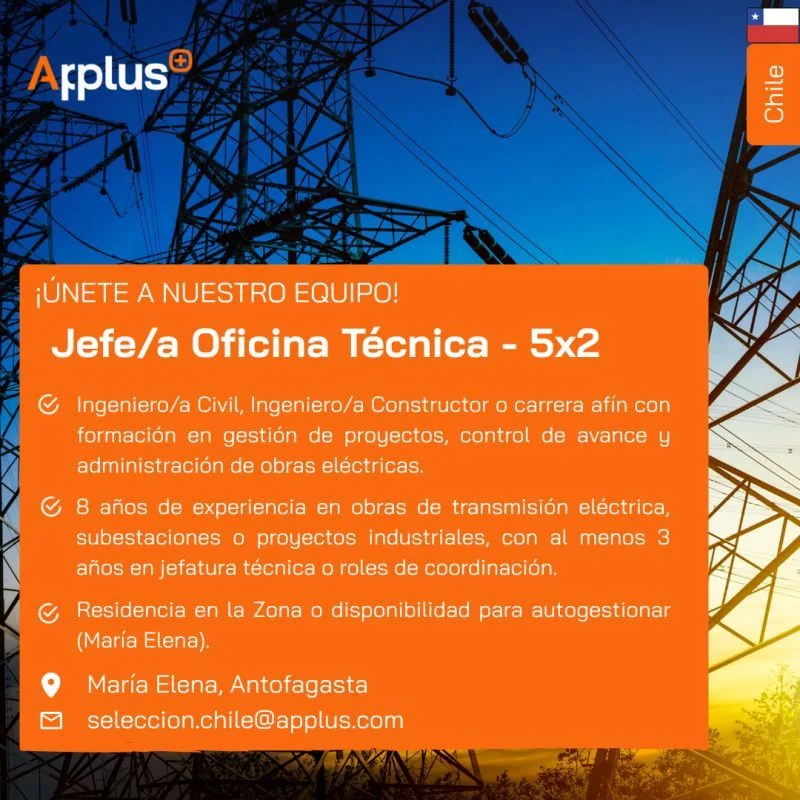 Jefe/a Oficina Técnica - imagen 1