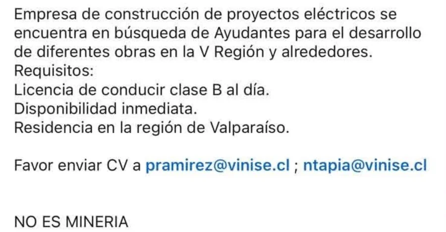 Ayudante de Construcción para Proyectos Eléctricos - imagen 1