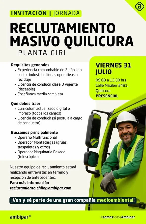 Jornada de Reclutamiento Masivo en Quilicura - imagen 1