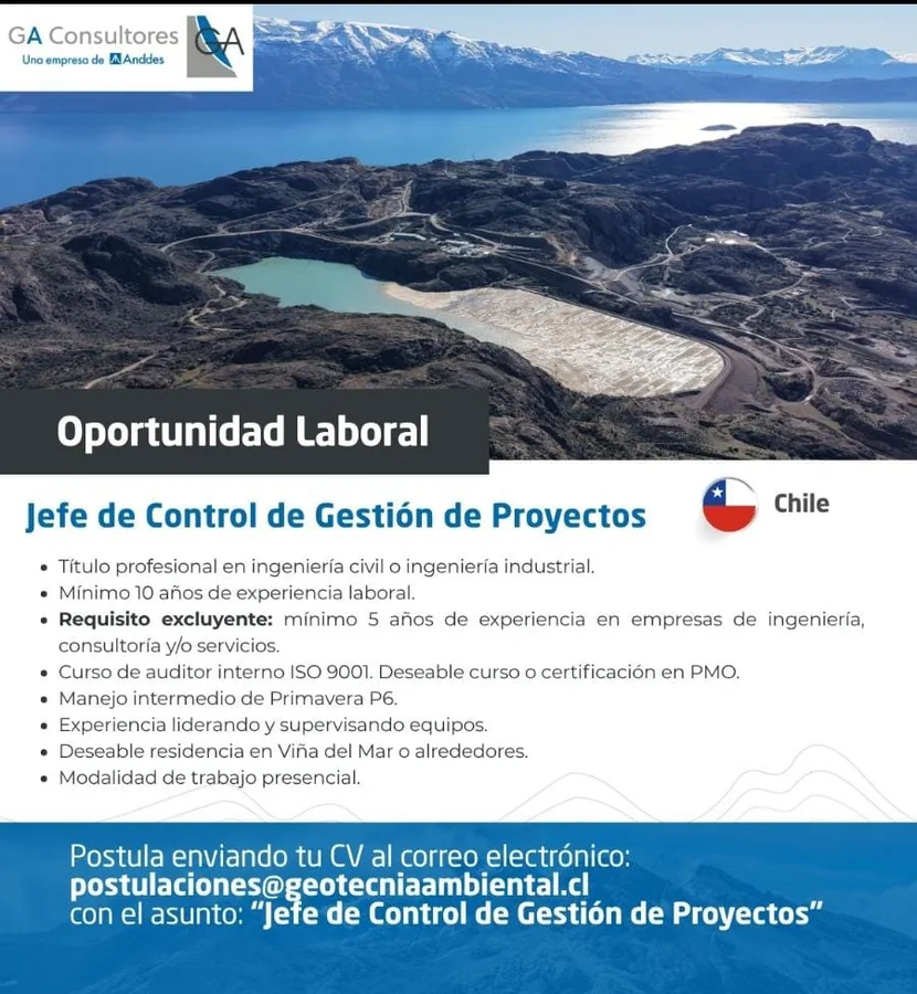 Jefe de Control de Gestión de Proyectos - imagen 1