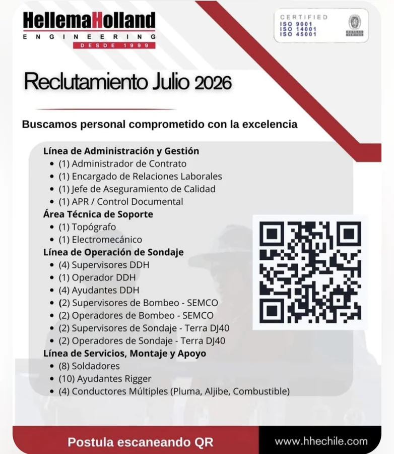 Reclutamiento Julio 2026 Ingeniería - imagen 1