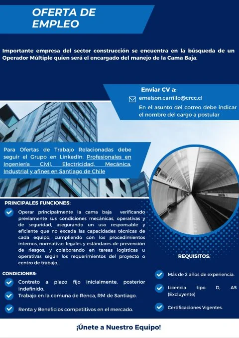 Operador Múltiple de Cama Baja - imagen 1