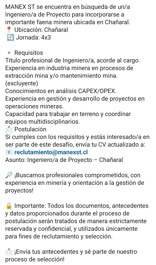 Ingeniero/a de Proyecto - imagen 1