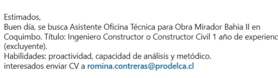 Asistente Oficina Técnica - imagen 1