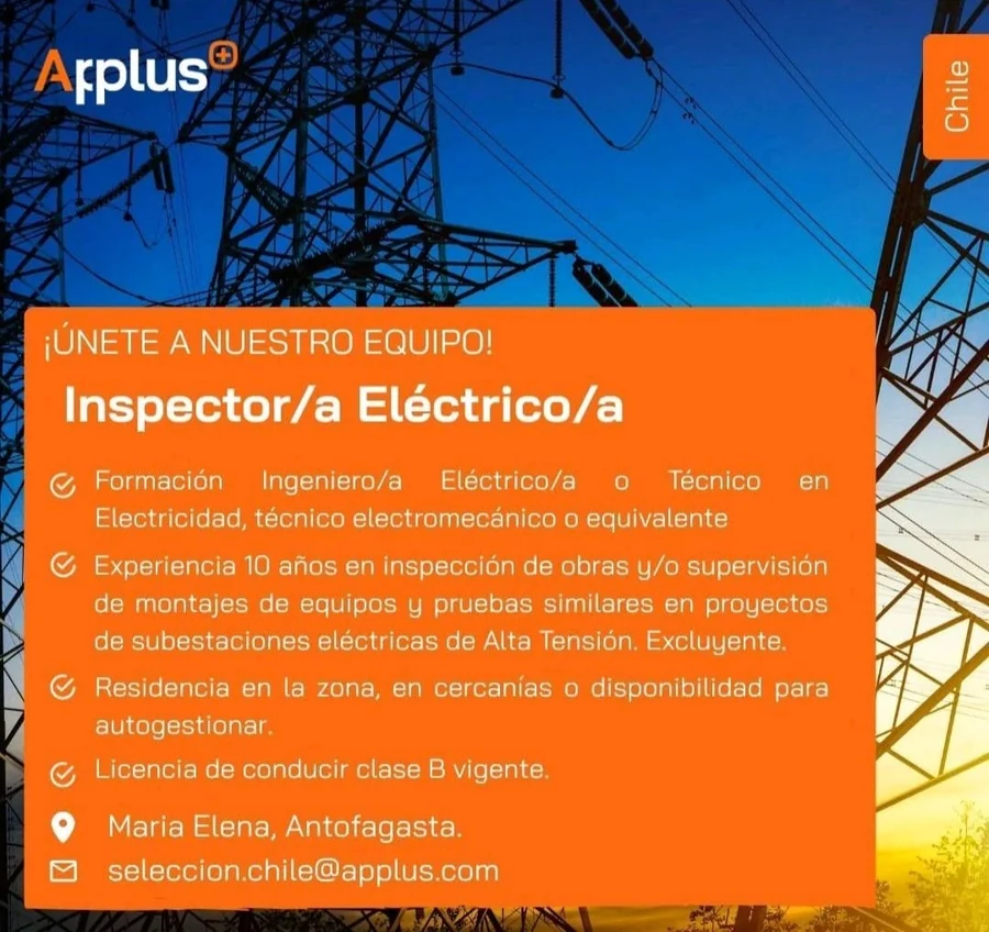 Inspector/a Eléctrico/a - imagen 1