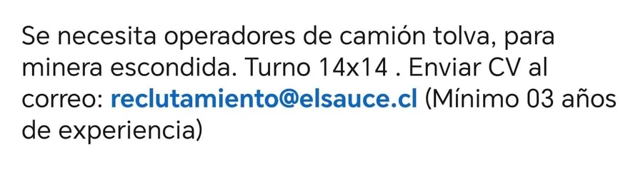 Operador de camión tolva - imagen 1