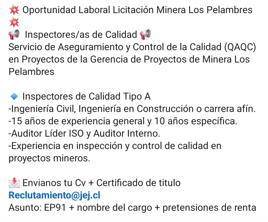 Inspector de Calidad Tipo A - imagen 1